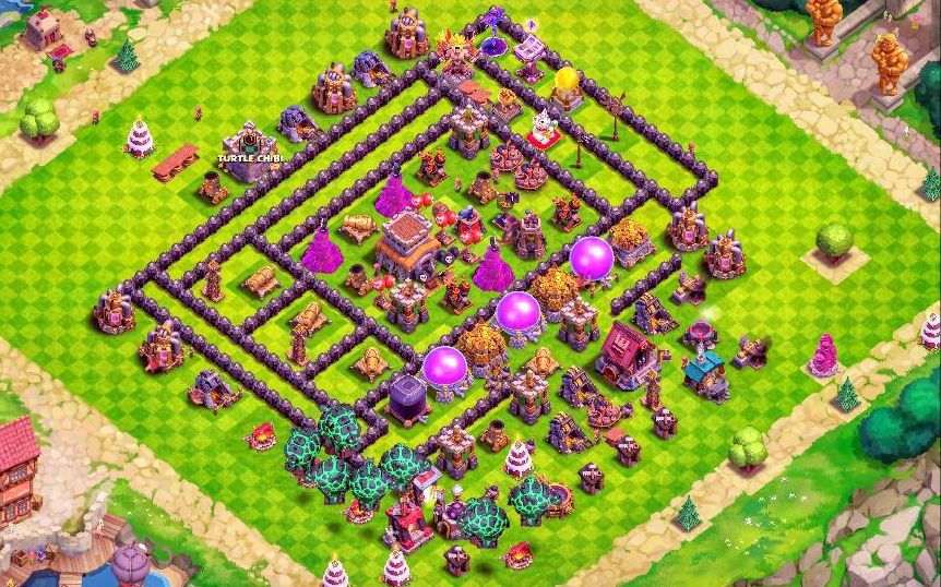 Town Hall 8 Fun Base layout by @GamingHasbil26