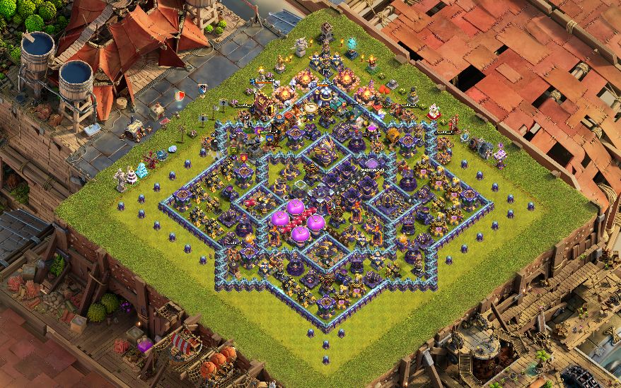 Town Hall 15 Trophy Base layout by アリアン