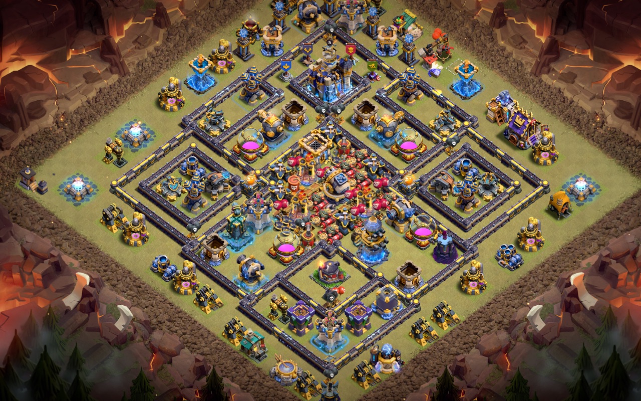 Town Hall 18 Fun Base layout by Mighty