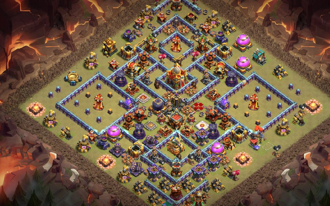 Town Hall 16 War Base layout by Atilla The Pun