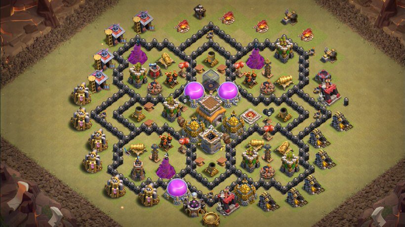 Town Hall 8 War Base layout by TReX