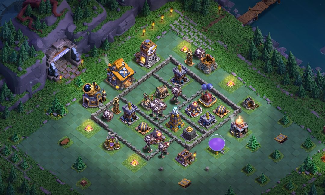 Builder Hall 10 Builder Base layout by BeaTrix™