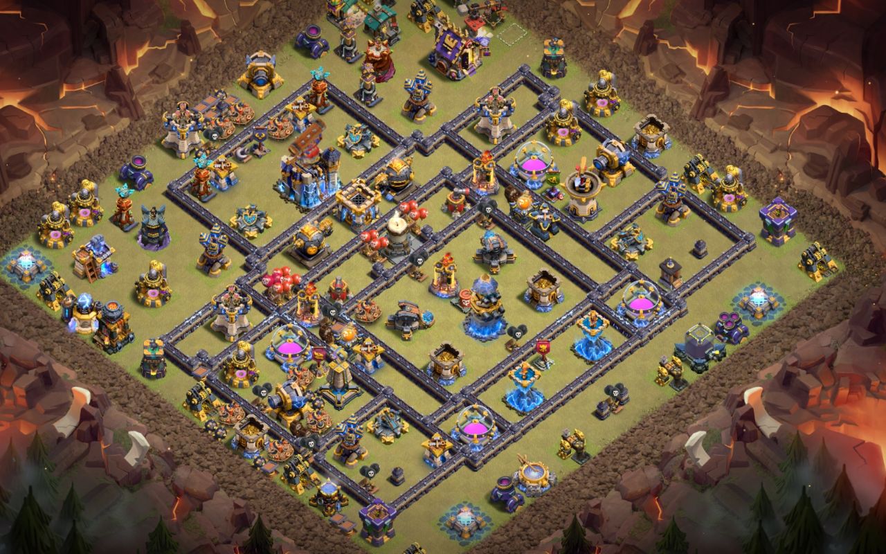 Town Hall 18 War Base layout by BH10