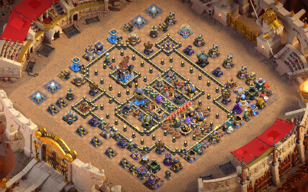 Town Hall 18 CWL Base layout by Sheikh Sadik