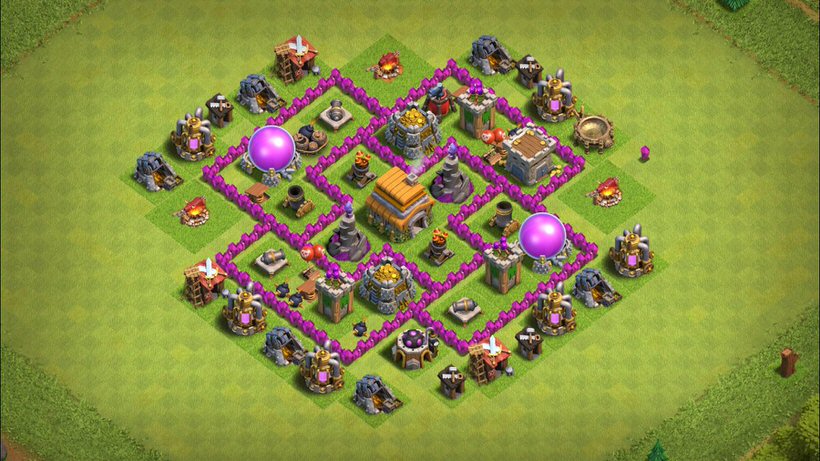 Town Hall 6 Farming Base layout by TReX