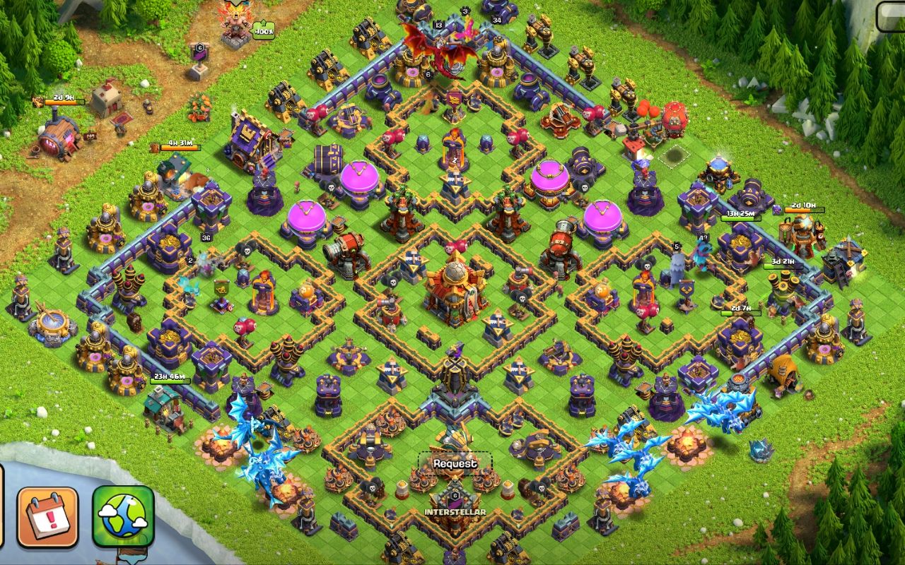Town Hall 16 Hybrid Base layout by Viper
