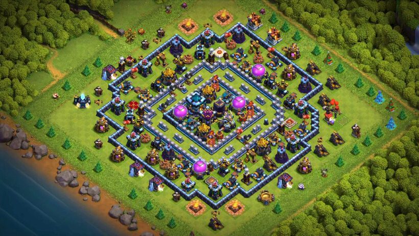 Town Hall 13 Farming Base layout by TReX