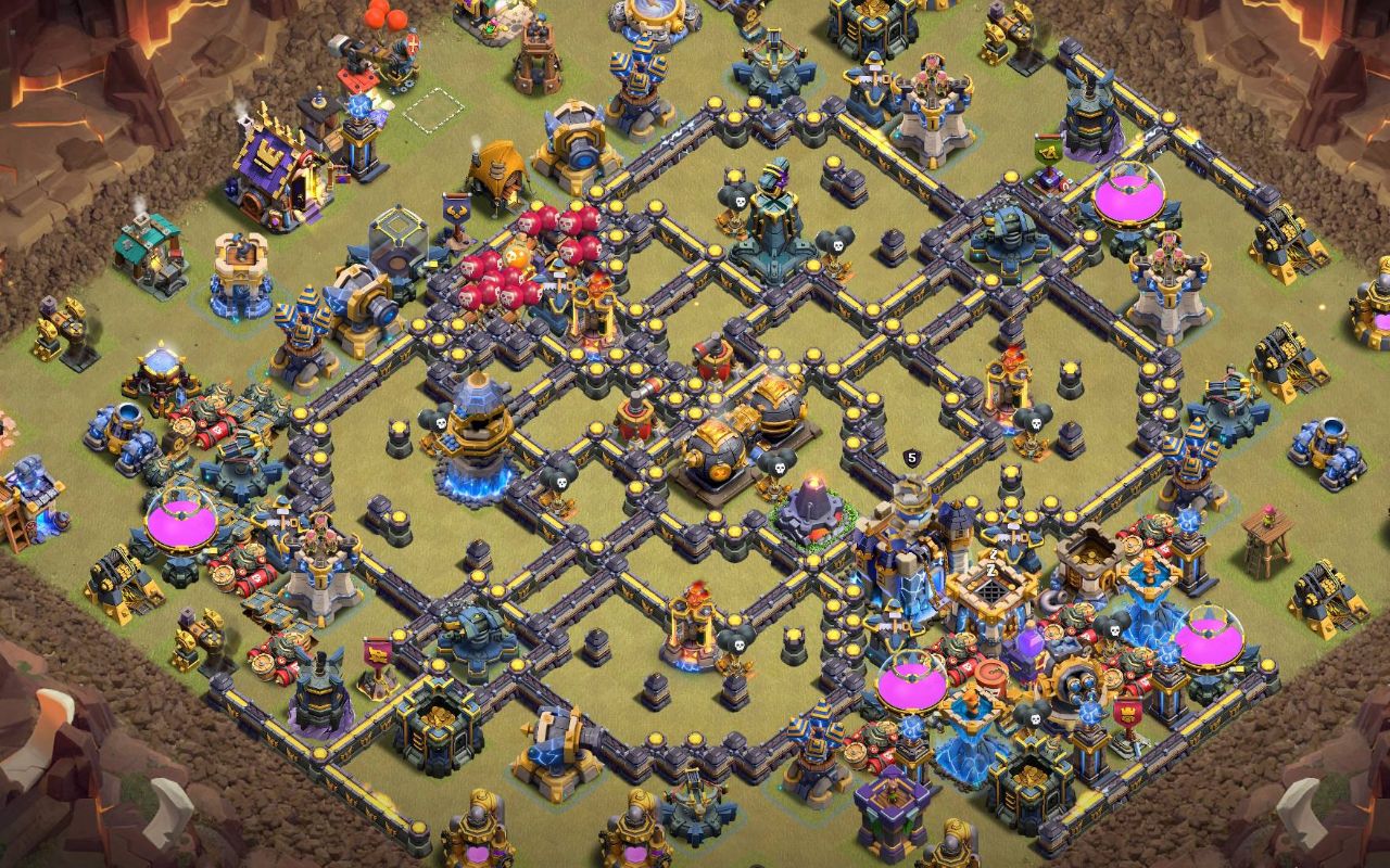 Town Hall 18 Trophy Base layout by BASE MAKER