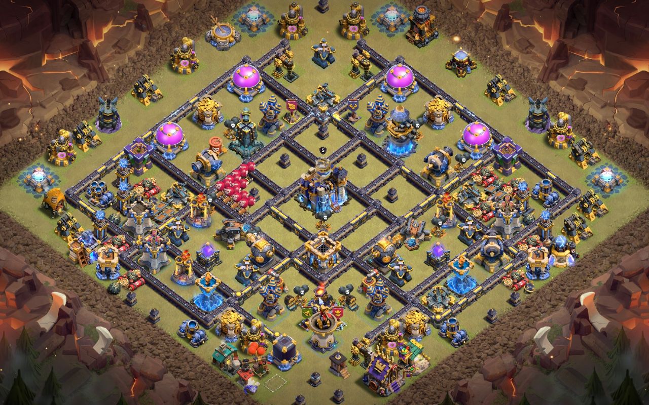 Town Hall 18 Trophy Base layout by 🔥🔥