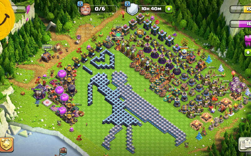 Town Hall 15 Fun Base layout by Riaz
