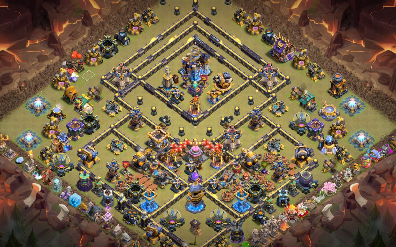 Town Hall 18 Trophy Base layout by BROTHERS ARMY