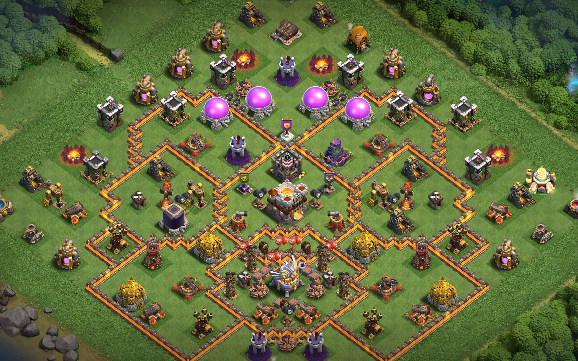 Town Hall 11 War Base layout by Dragon Raider
