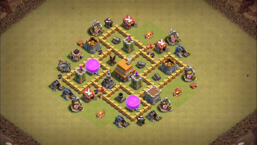 Town Hall 5 War Base layout by TReX