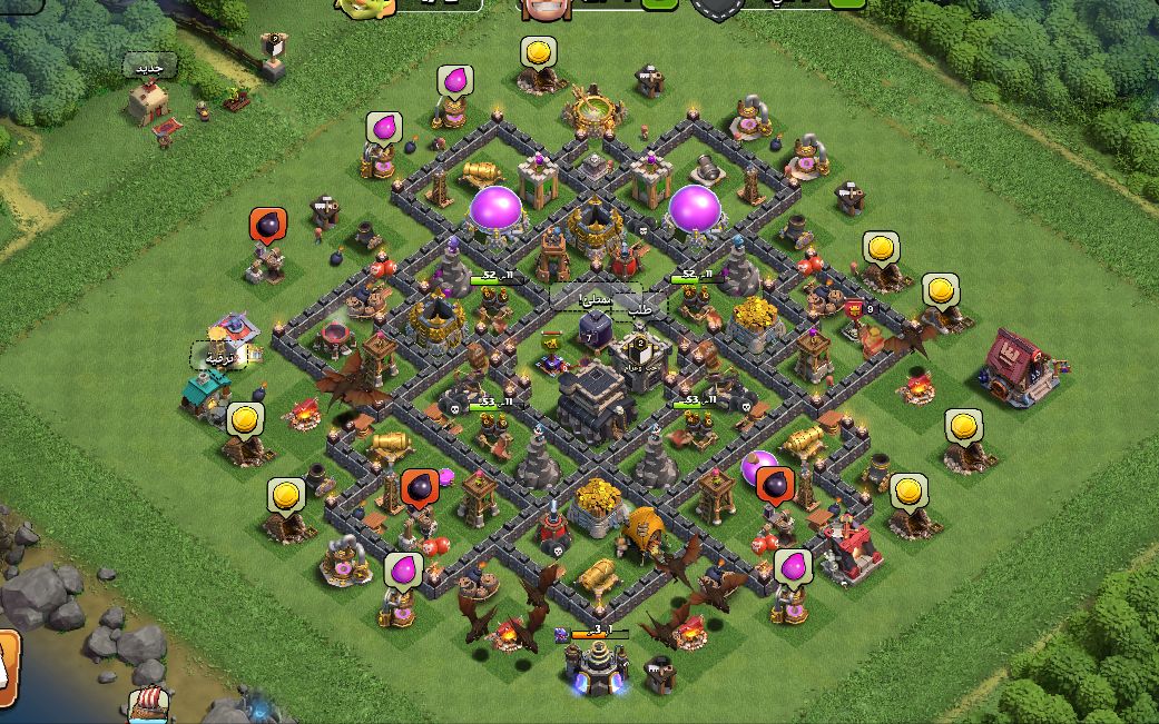 Town Hall 9 War Base layout by User