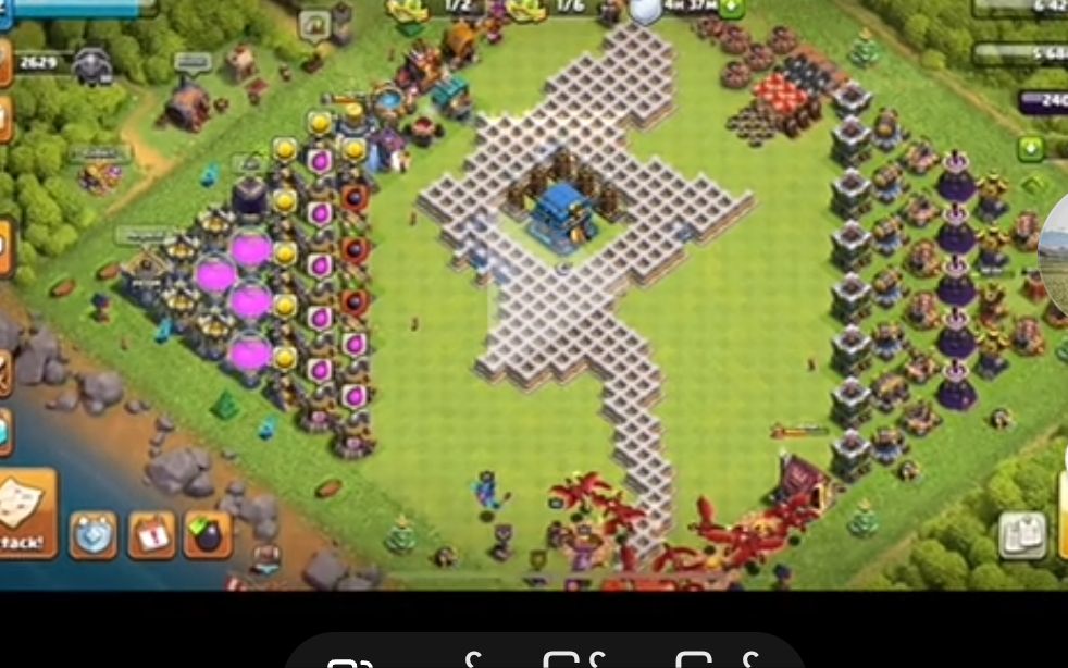 Town Hall 12 CWL Base layout by Neon Badger