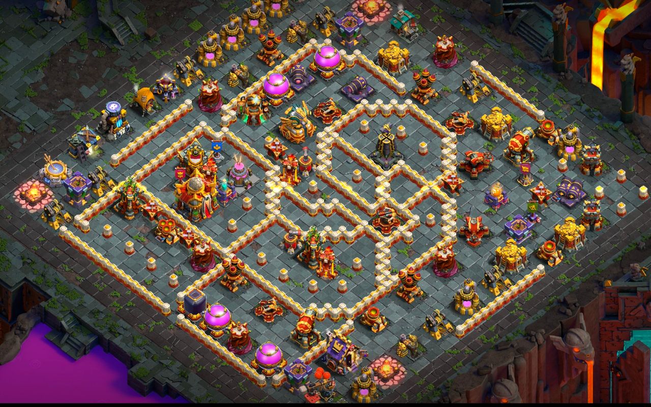Town Hall 16 Trophy Base layout by Reza Gunawan Atmajaya