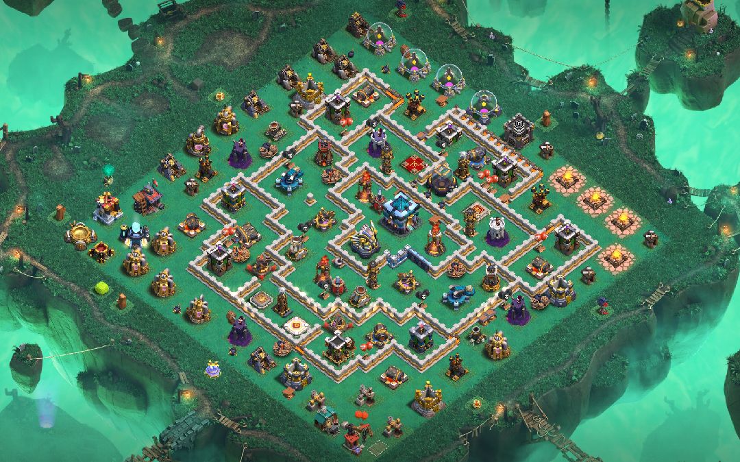 Town Hall 13 Trophy Base layout by Nandan Nath