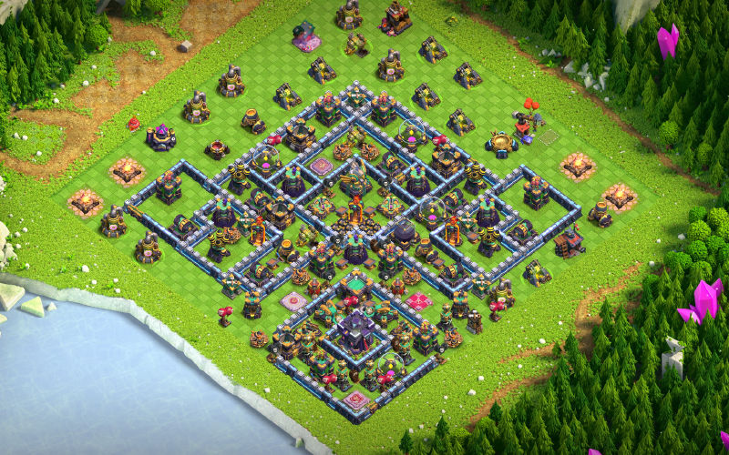 Town Hall 15 Trophy Base layout by ZooM