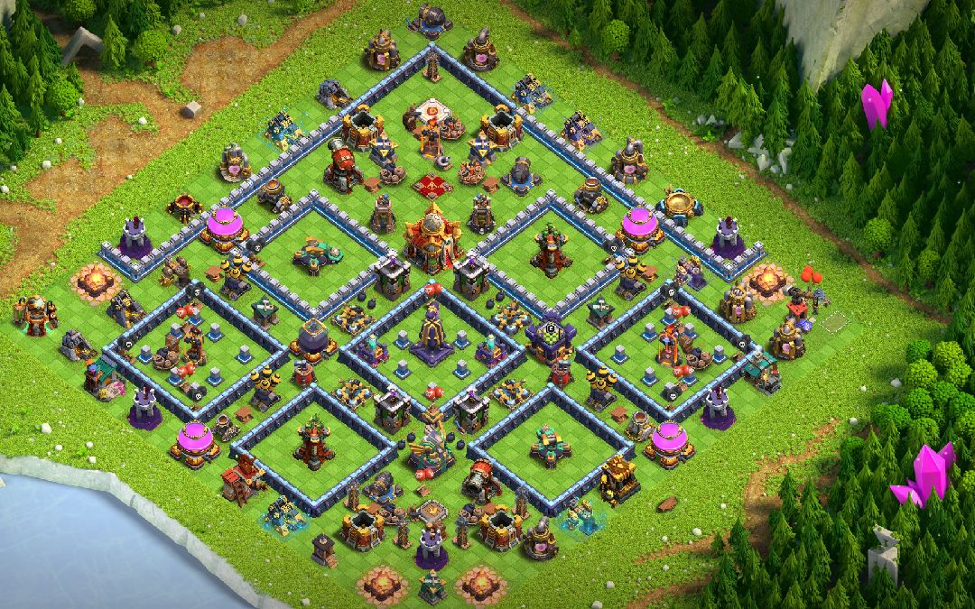 Town Hall 16 Hybrid Base layout by another world