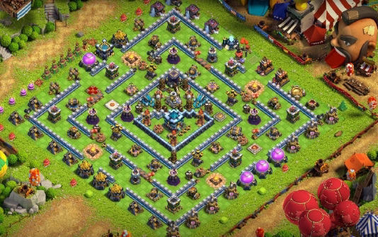 Town Hall 13 Farming Base layout by Gaming Sanged