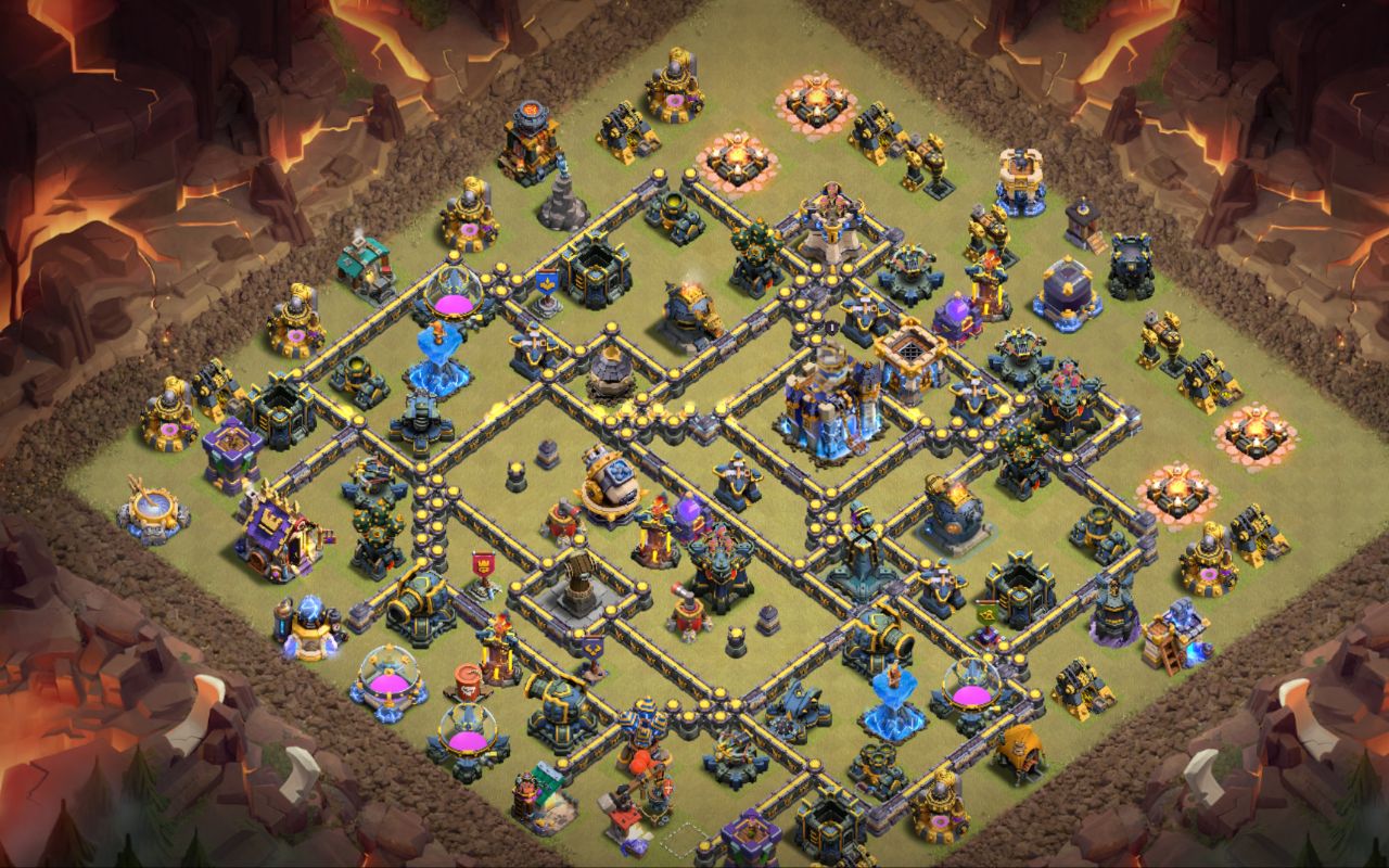 Town Hall 18 Trophy Base layout by User