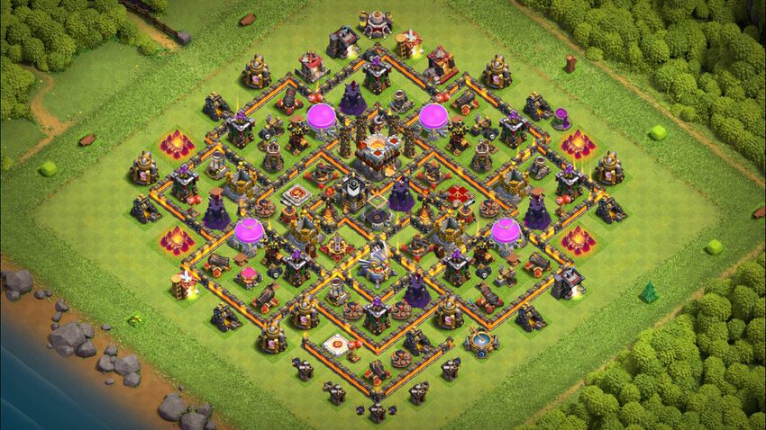 Town Hall 11 Trophy Base layout by TReX