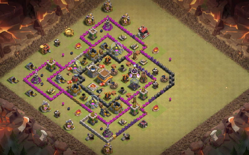 Town Hall 8 War Base layout by BeaTrix™