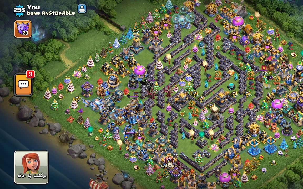 Town Hall 18 Hybrid Base layout by User