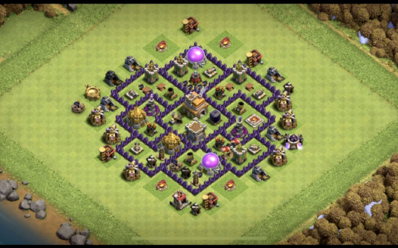 Town Hall 7 Trophy Base layout by User