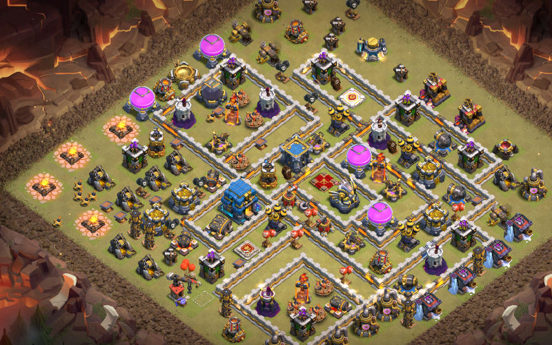 Town Hall 12 War Base layout by TReX