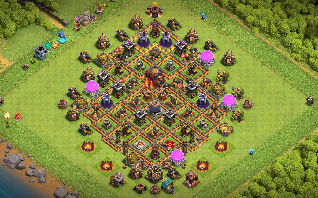 Town Hall 10 Farming Base layout by GuzzZ