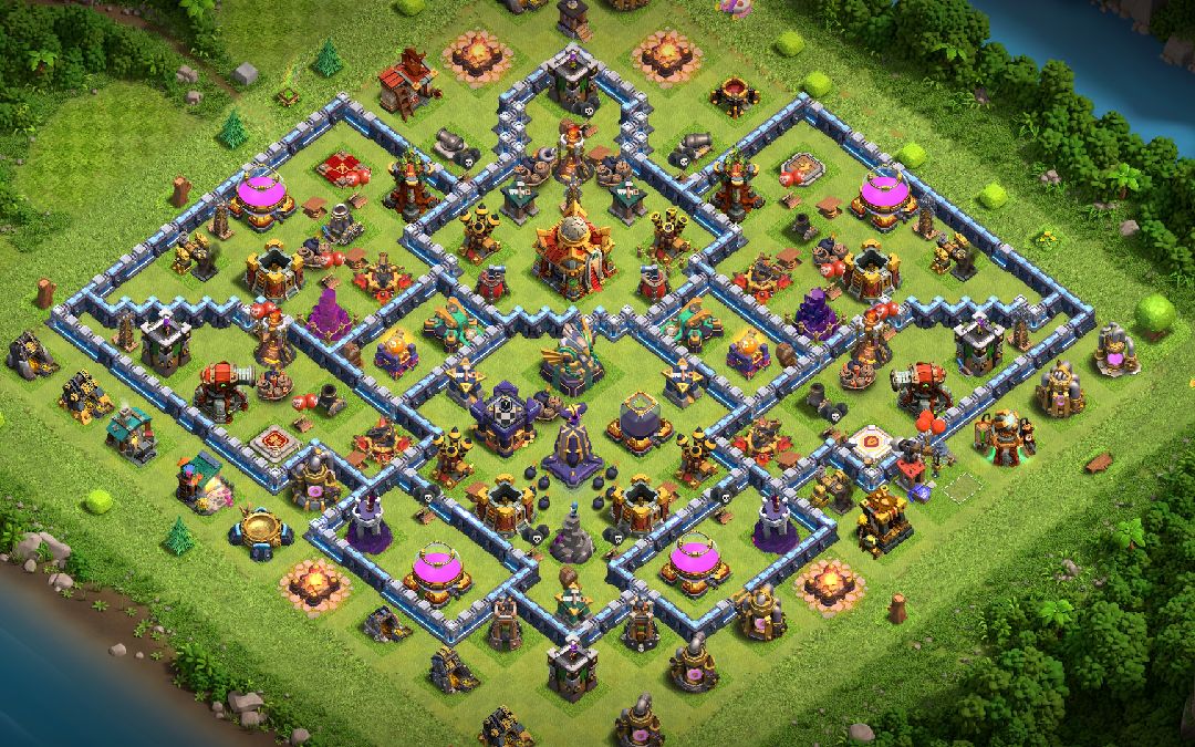 Town Hall 16 Trophy Base layout by another world