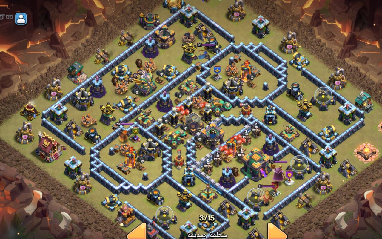 Town Hall 14 War Base layout by Razana