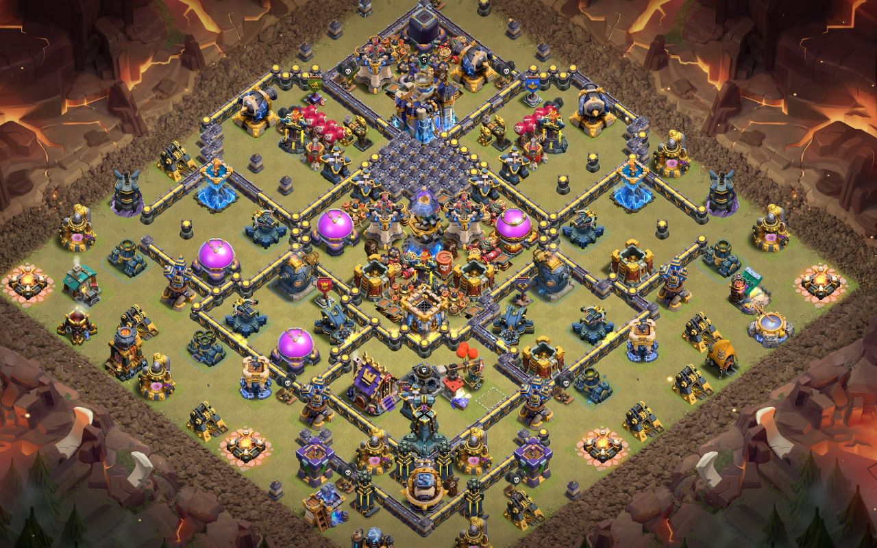 Town Hall 18 CWL Base layout by Bj Raihan