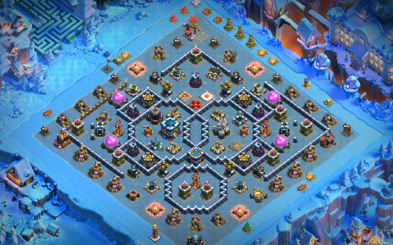 Town Hall 13 Farming Base layout by @Scarlett08