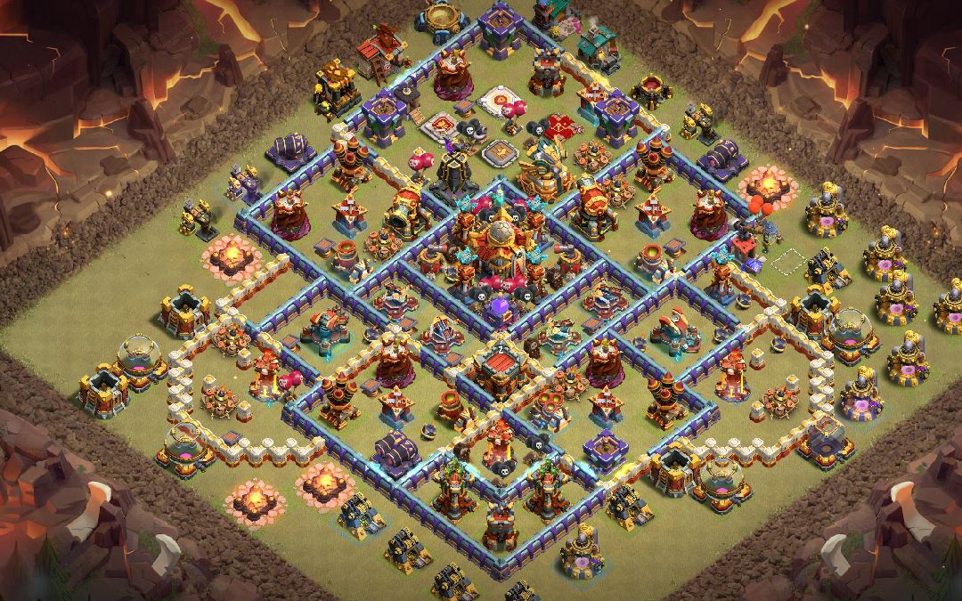 Town Hall 16 War Base layout by Atilla The Pun