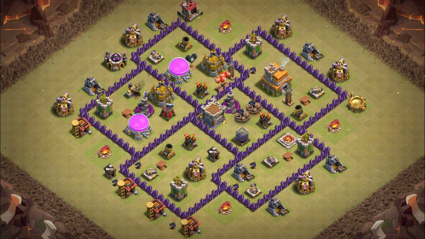 Town Hall 7 War Base layout by TReX