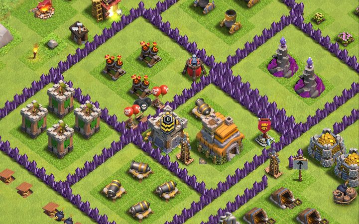 Town Hall 7 Fun Base layout by Hasbil26