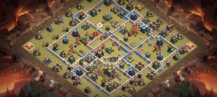 Town Hall 14 War Base layout by TReX