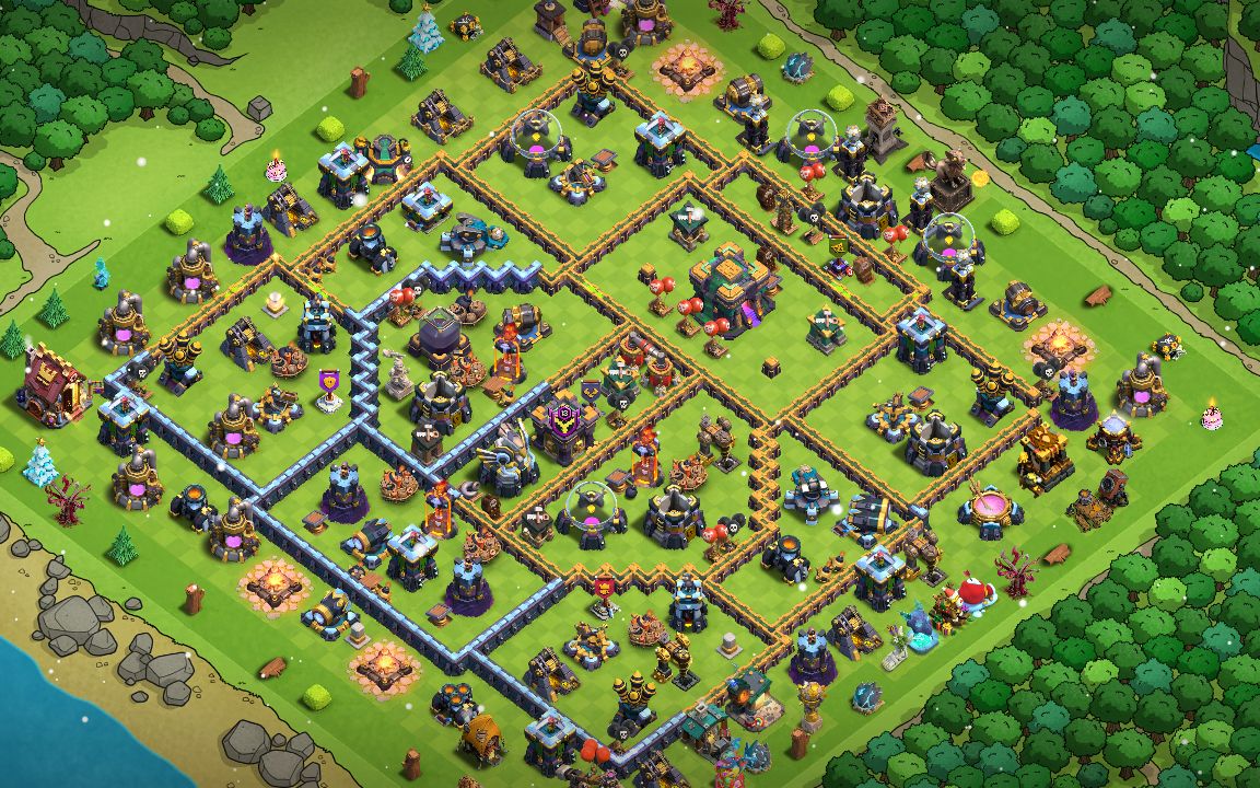 Town Hall 14 War Base layout by FirmanTropy