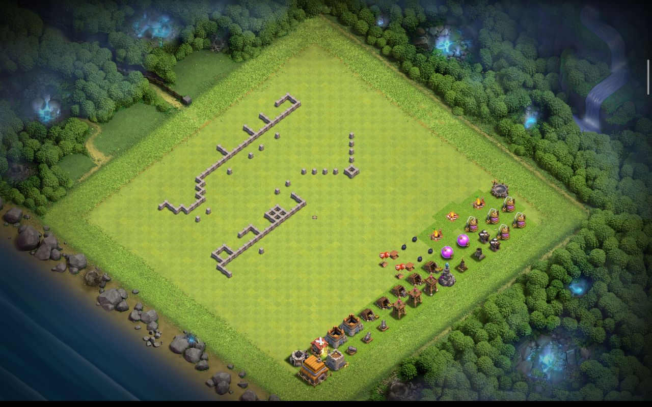 Town Hall 5 Trophy Base layout by ادخل الكلان اذه أنته عربي ومنور