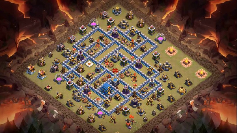 Town Hall 12 War Base layout by TReX