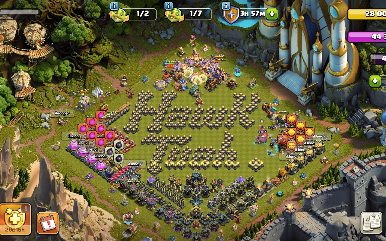 Town Hall 17 Farming Base layout by The Kings