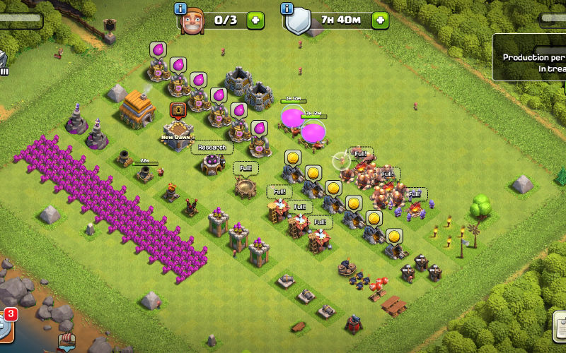 Town Hall 6 Farming Base layout by KITO