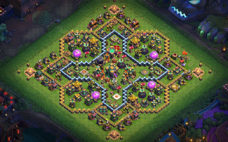 Town Hall 14 Farming Base layout by Gaming Sanged