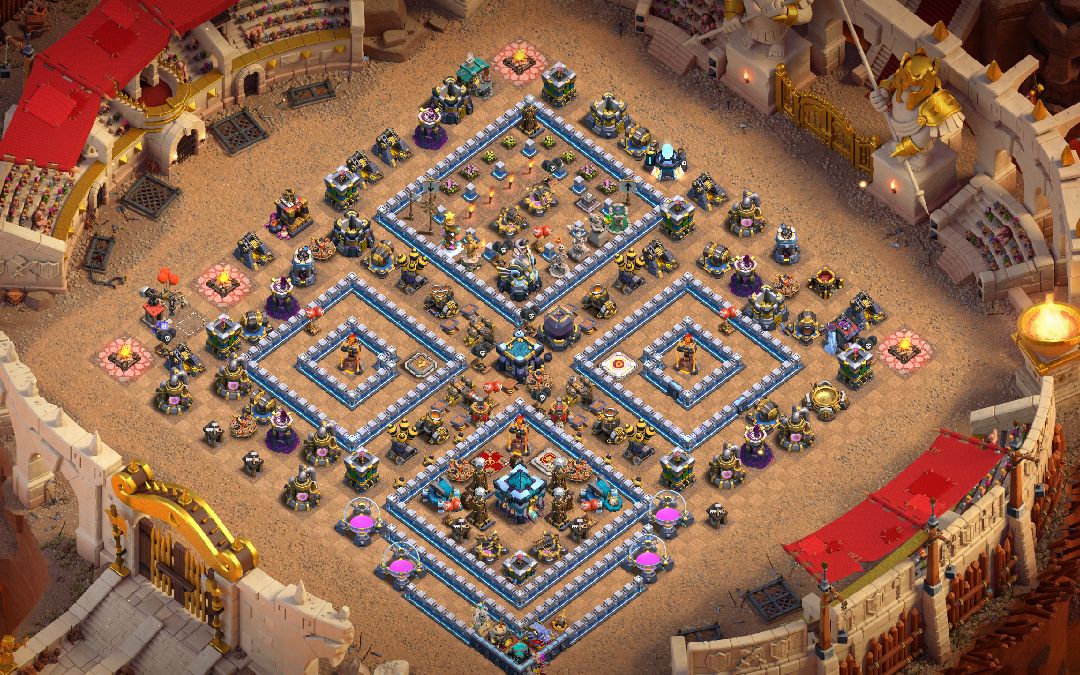 Town Hall 13 War Base layout by SARWARY SAIB