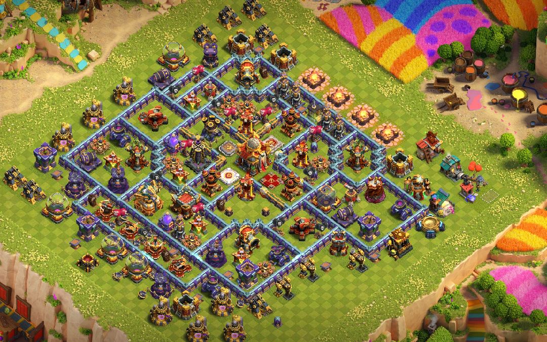 Town Hall 16 Trophy Base layout by Atilla The Pun