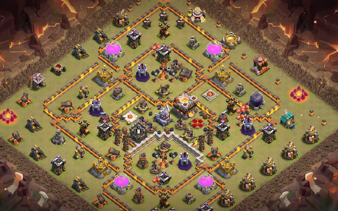 Town Hall 11 War Base layout by Muhammad Miftah Arifin