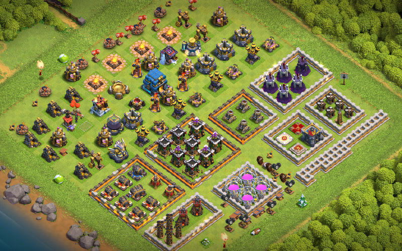 Town Hall 12 Farming Base layout by ARUN SP