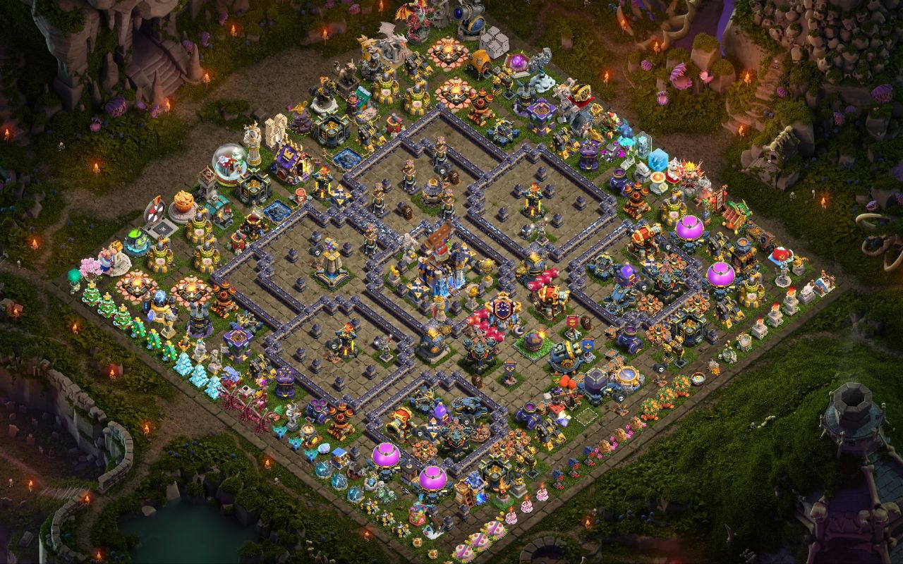 Town Hall 18 War Base layout by amirabbas